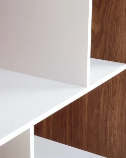 Scaffale COLUMBUS 182 cm Marrone/Bianco