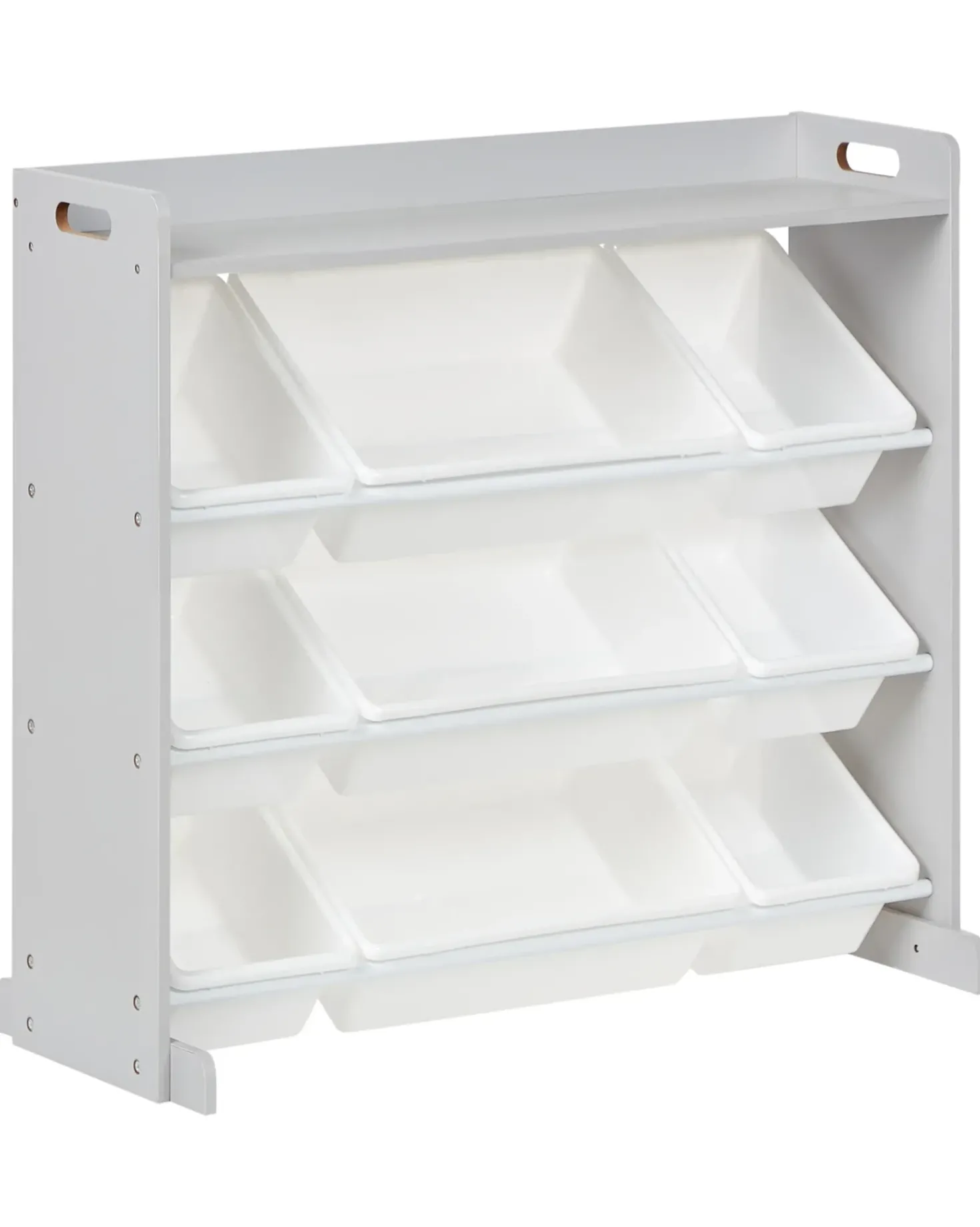 Scaffale con 9 contenitori COLLIE 78 cm Grigio