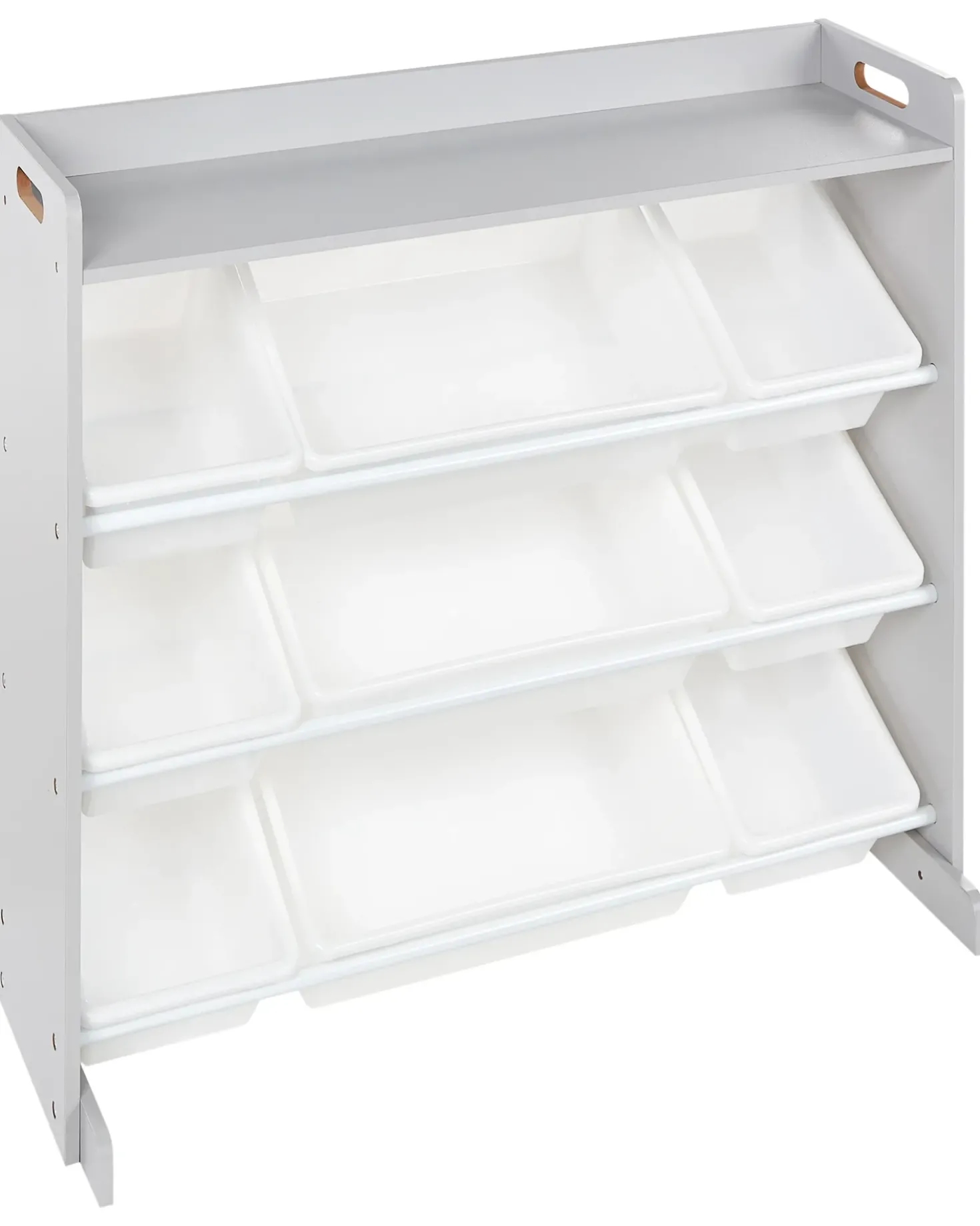 Scaffale con 9 contenitori COLLIE 78 cm Grigio
