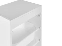 Scaffale con 4 contenitori TOBIN Bianco