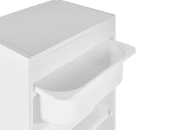 Scaffale con 4 contenitori TOBIN Bianco