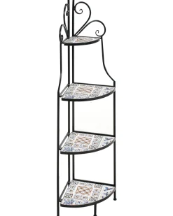 Scaffale FAVARA Metallo 43 cm 32 cm Nero