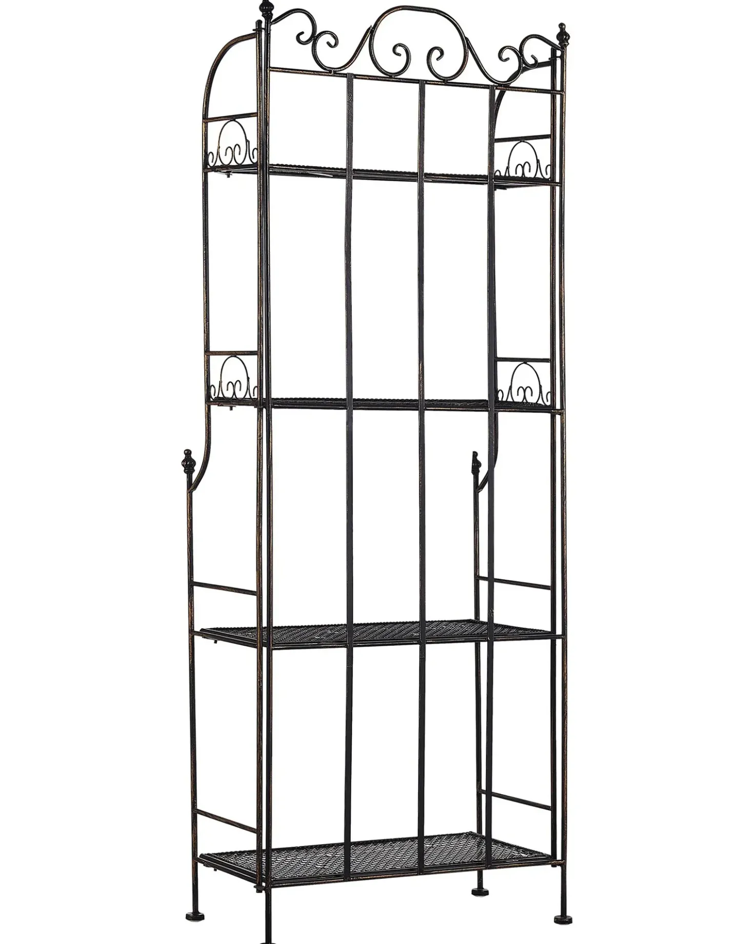 Scaffale ISERNIA Metallo 61 cm 29 cm Nero