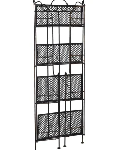 Scaffale ISERNIA Metallo 61 cm 29 cm Nero