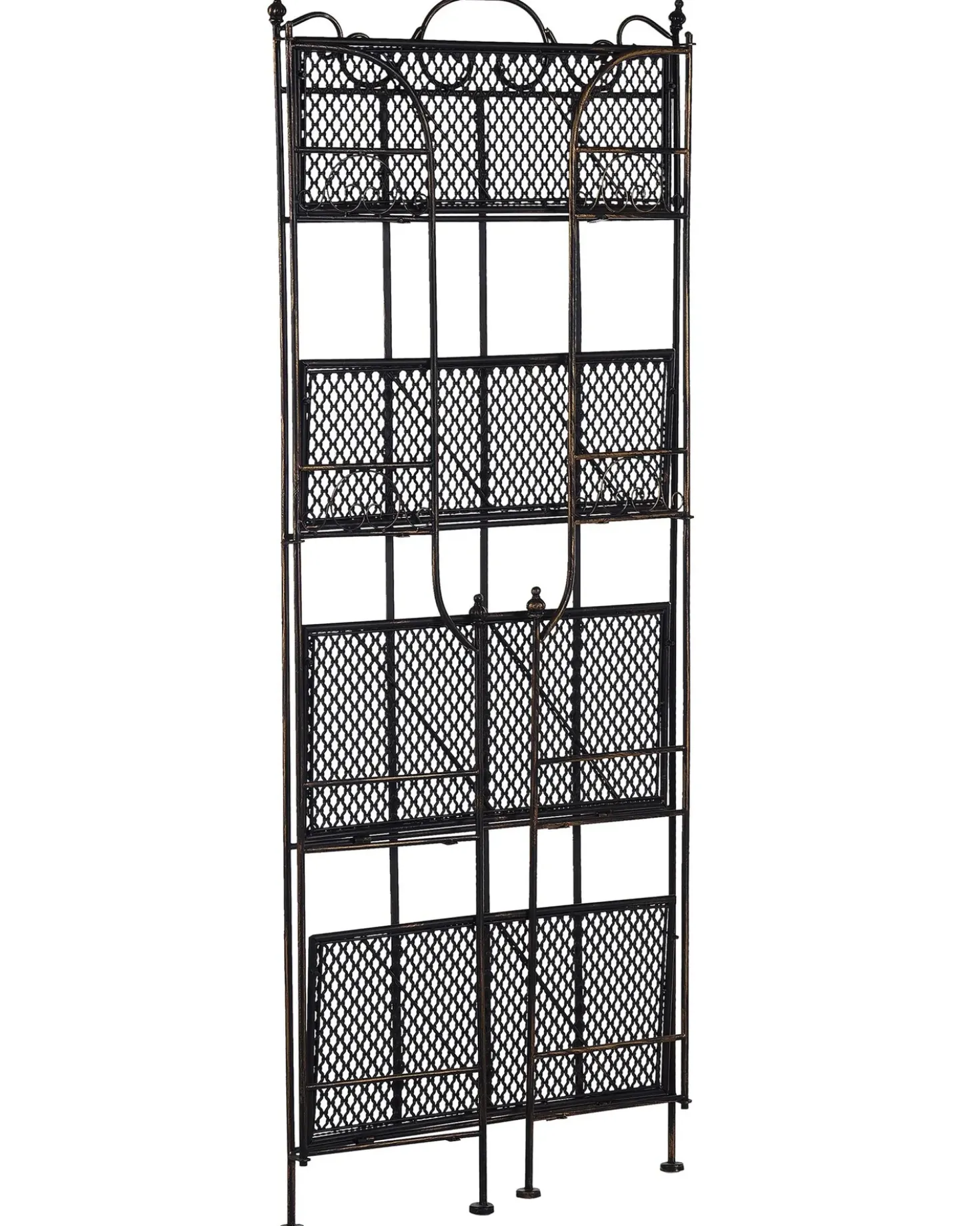 Scaffale ISERNIA Metallo 61 cm 29 cm Nero