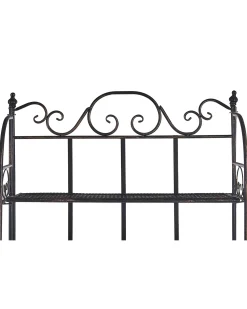 Scaffale ISERNIA Metallo 61 cm 29 cm Nero