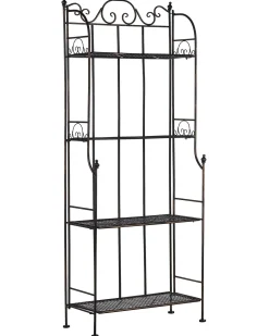 Scaffale ISERNIA Metallo 61 cm 29 cm Nero