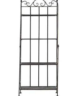 Scaffale ISERNIA Metallo 61 cm 29 cm Nero