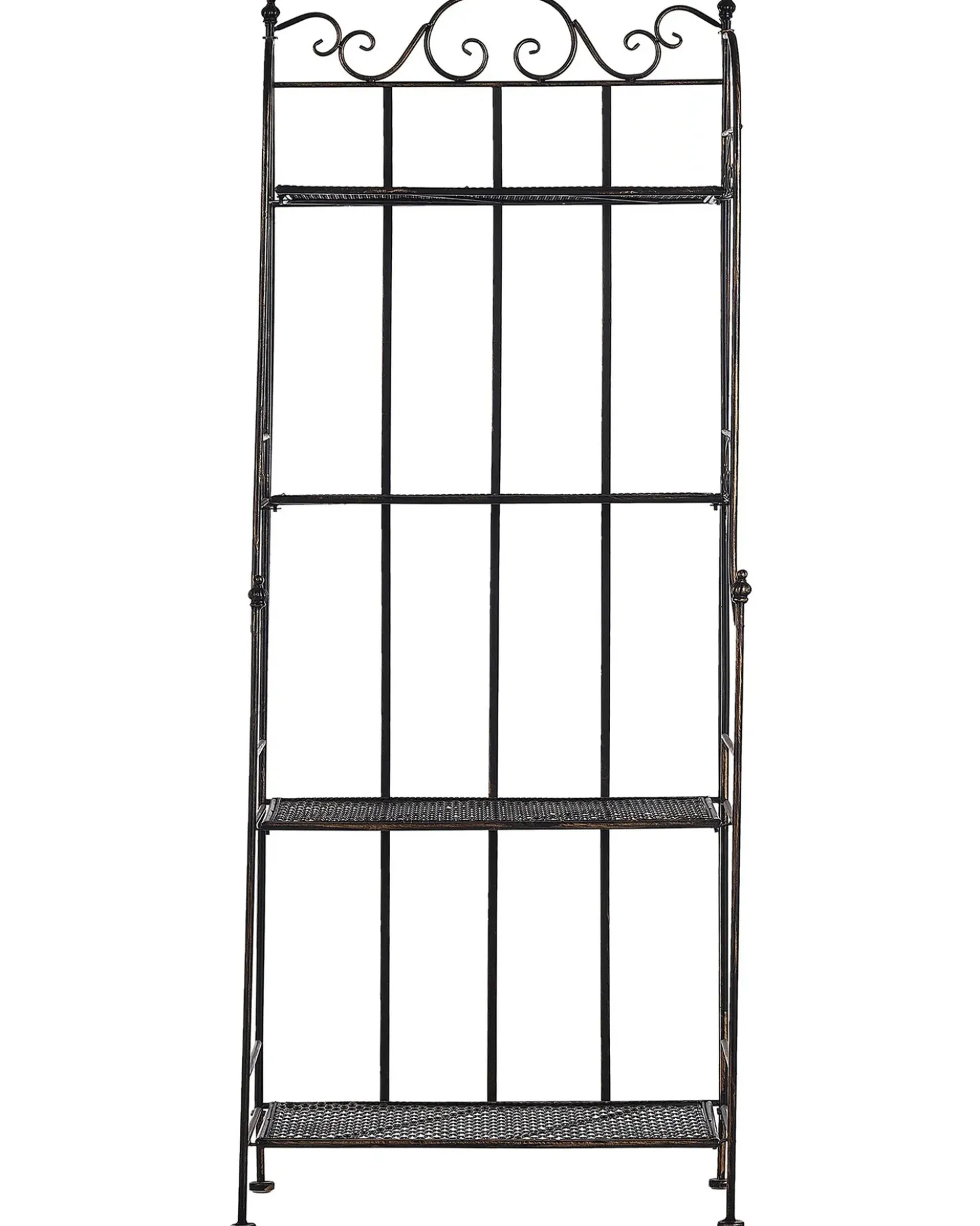 Scaffale ISERNIA Metallo 61 cm 29 cm Nero