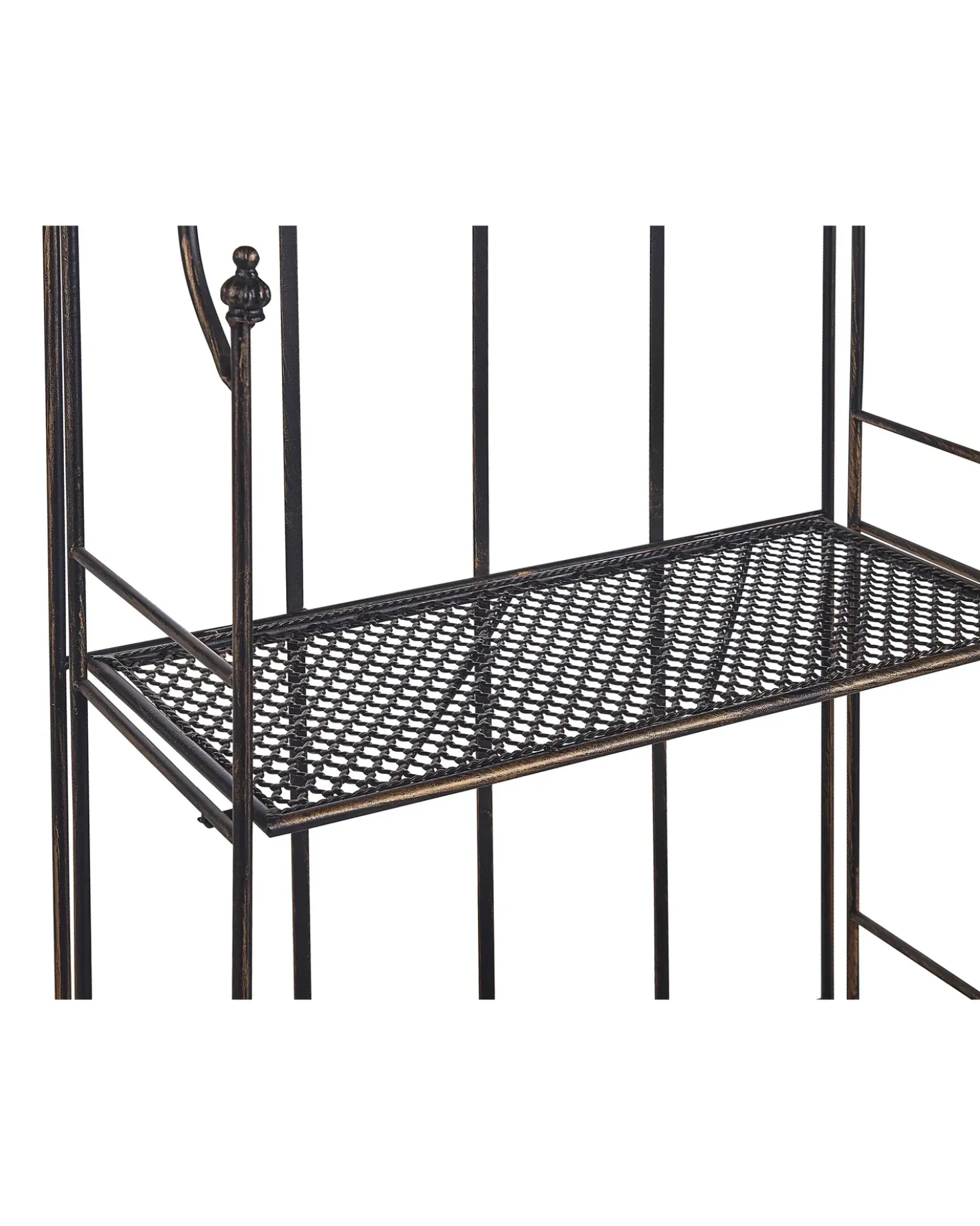 Scaffale ISERNIA Metallo 61 cm 29 cm Nero