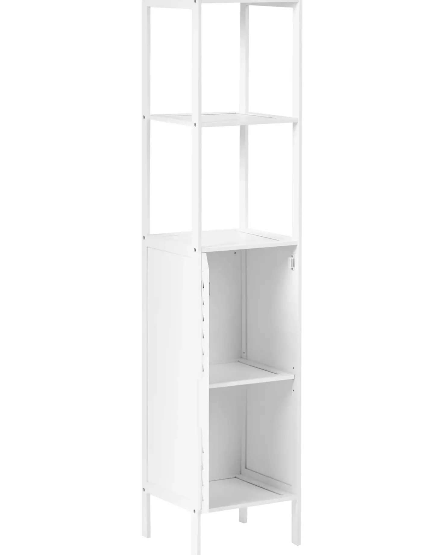 Scaffale OWASSO Bambù Bianco