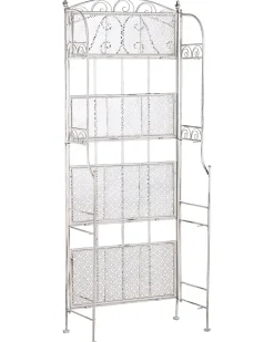 Scaffale PADUA Metallo 61 cm 32 cm Bianco