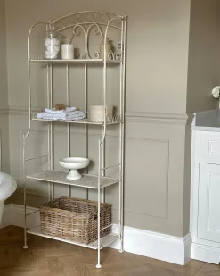 Scaffale PADUA Metallo 61 cm 32 cm Bianco
