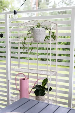 Scaffale PADUA Metallo 61 cm 32 cm Bianco
