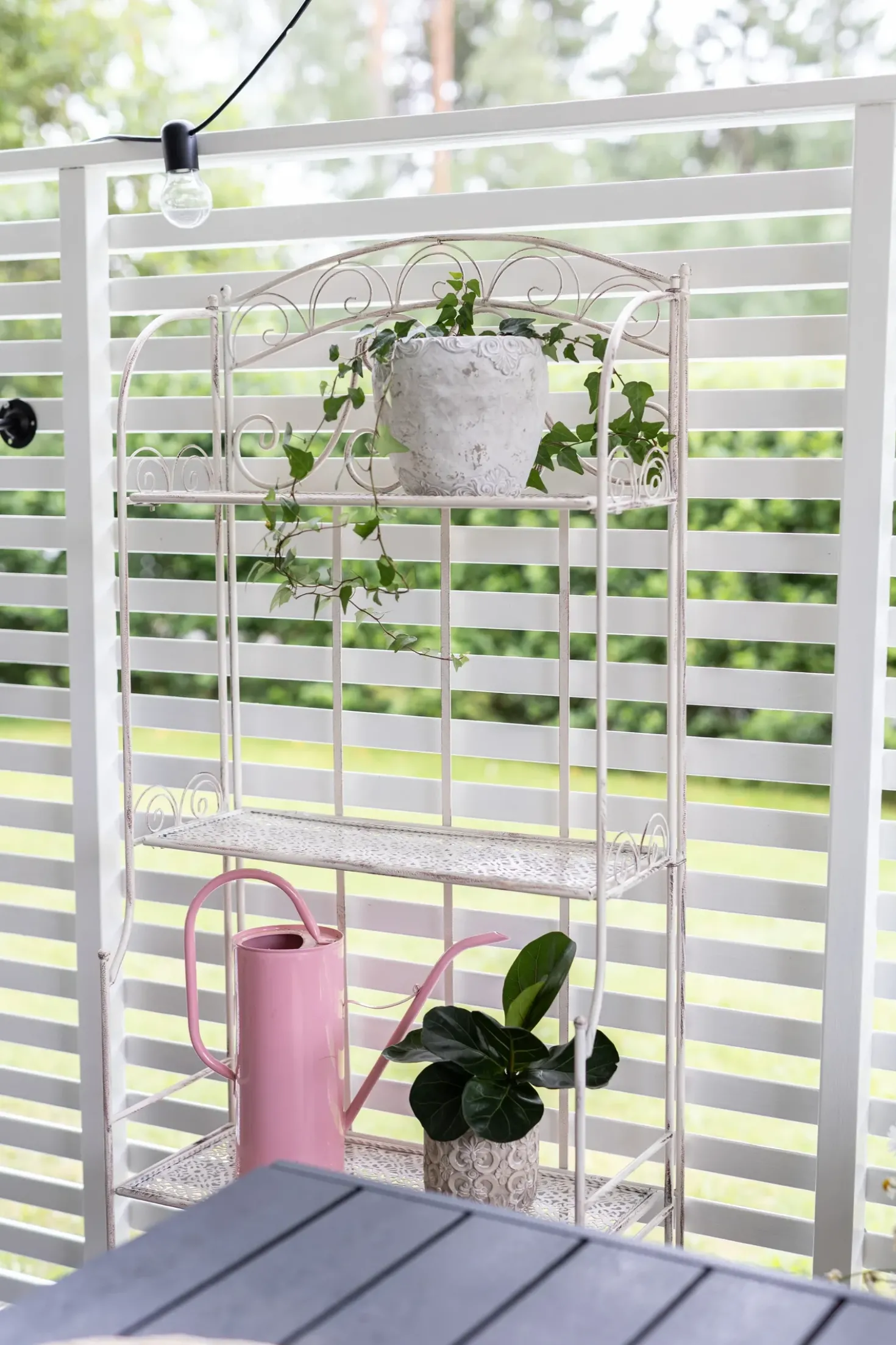 Scaffale PADUA Metallo 61 cm 32 cm Bianco