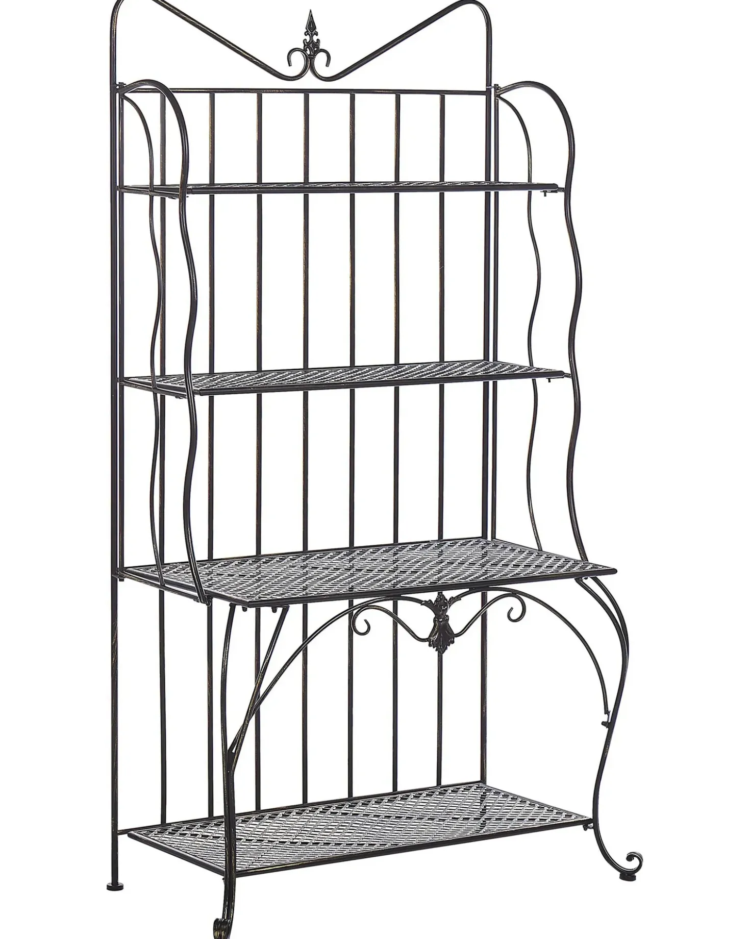 Scaffale PAVONA Metallo 94 cm 50 cm Nero