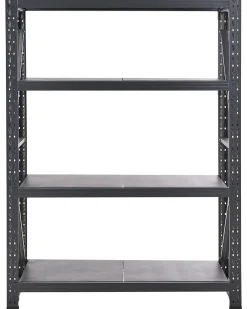 Scaffale per garage FIUGGI Metallo 150 cm 60 cm Nero
