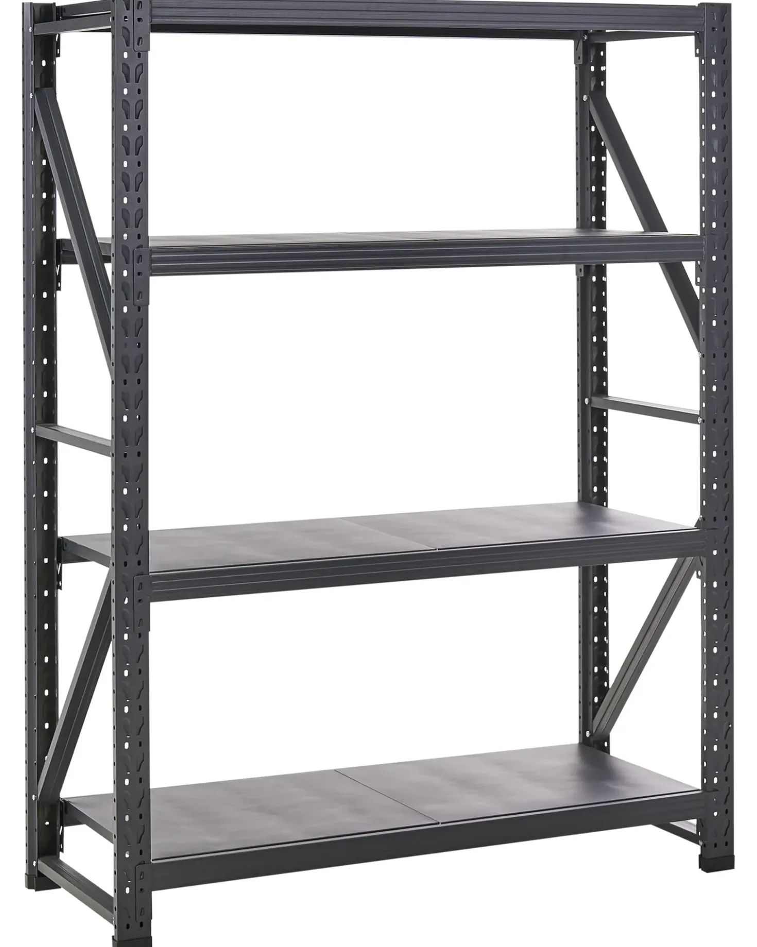 Scaffale per garage FIUGGI Metallo 150 cm 60 cm Nero