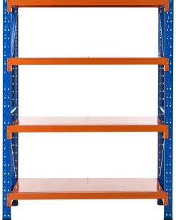 Scaffale per garage FIUGGI Metallo 150 cm 60 cm Arancione
