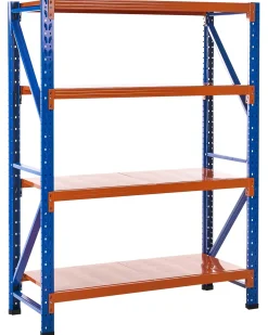 Scaffale per garage FIUGGI Metallo 150 cm 60 cm Arancione