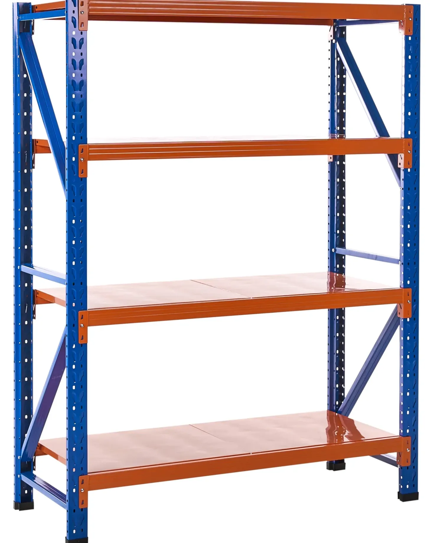 Scaffale per garage FIUGGI Metallo 150 cm 60 cm Arancione
