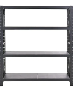 Scaffale per garage FIUGGI Metallo 200 cm 60 cm Nero