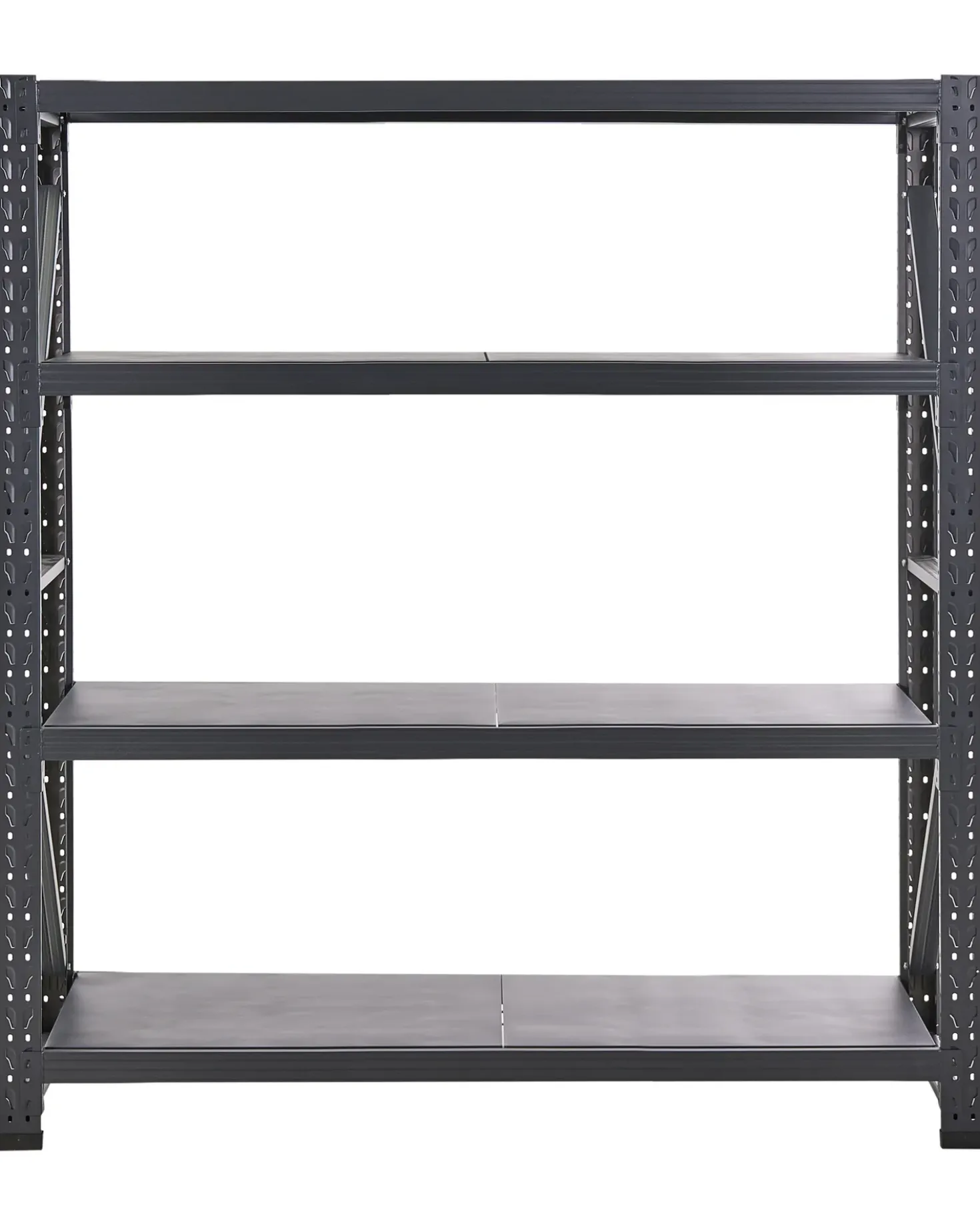 Scaffale per garage FIUGGI Metallo 200 cm 60 cm Nero