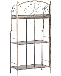 Scaffale VILLADOSE Metallo 60 cm 30 cm Nero