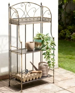 Scaffale VILLADOSE Metallo 60 cm 30 cm Nero