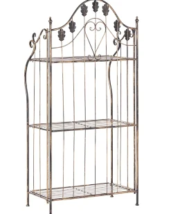 Scaffale VISANO Metallo 59 cm 30 cm Nero