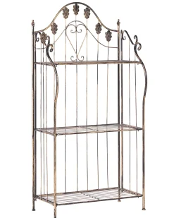 Scaffale VISANO Metallo 59 cm 30 cm Nero