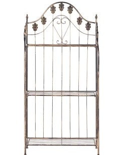 Scaffale VISANO Metallo 59 cm 30 cm Nero