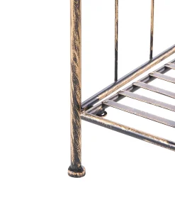 Scaffale VISANO Metallo 59 cm 30 cm Nero