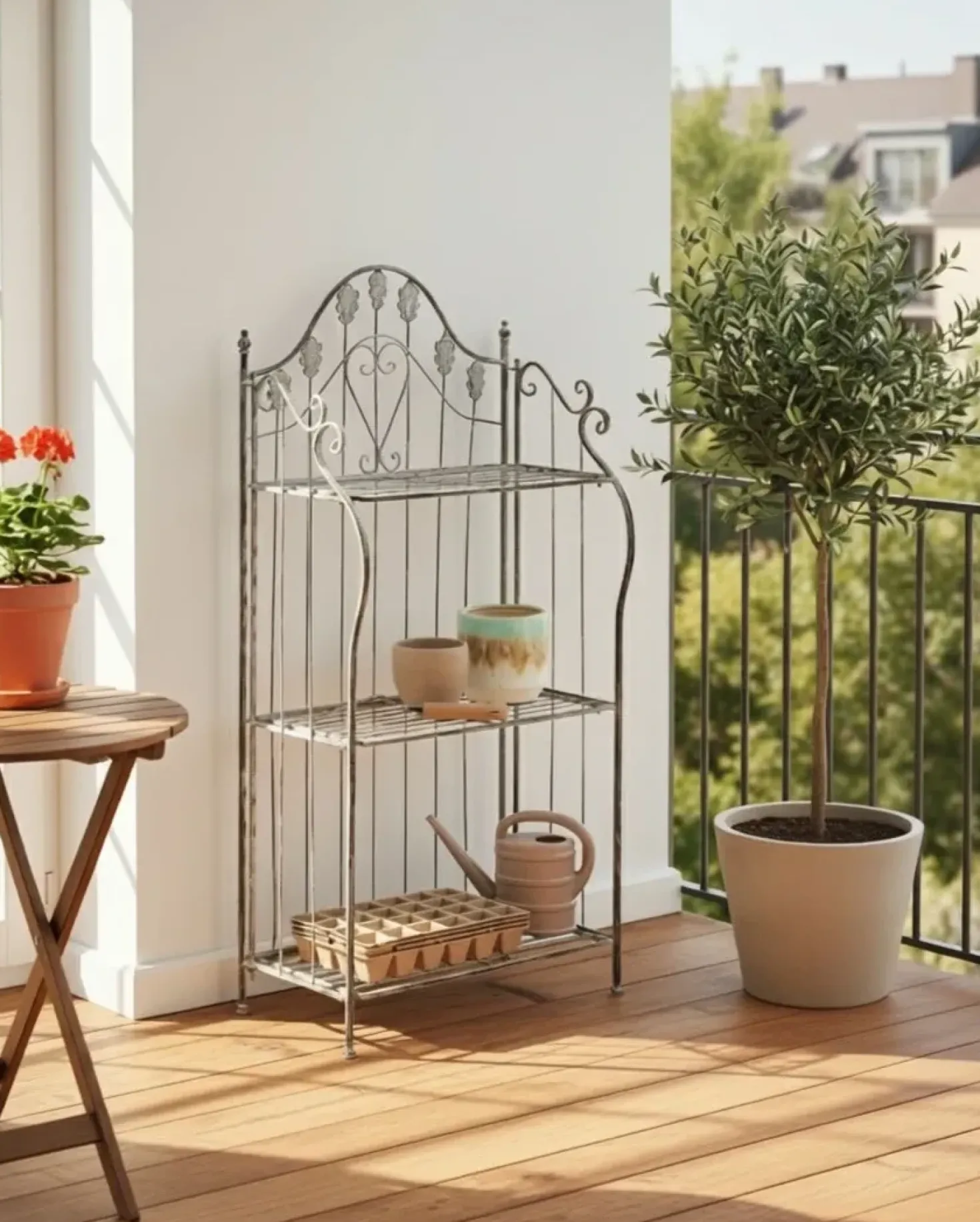 Scaffale VISANO Metallo 59 cm 30 cm Grigio