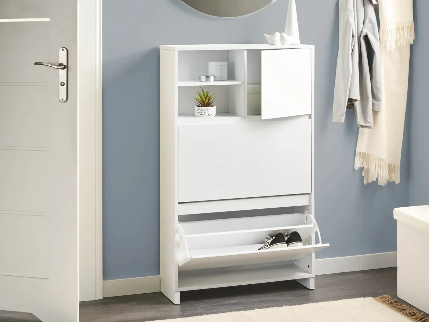 Scarpiera COBAR Bianco