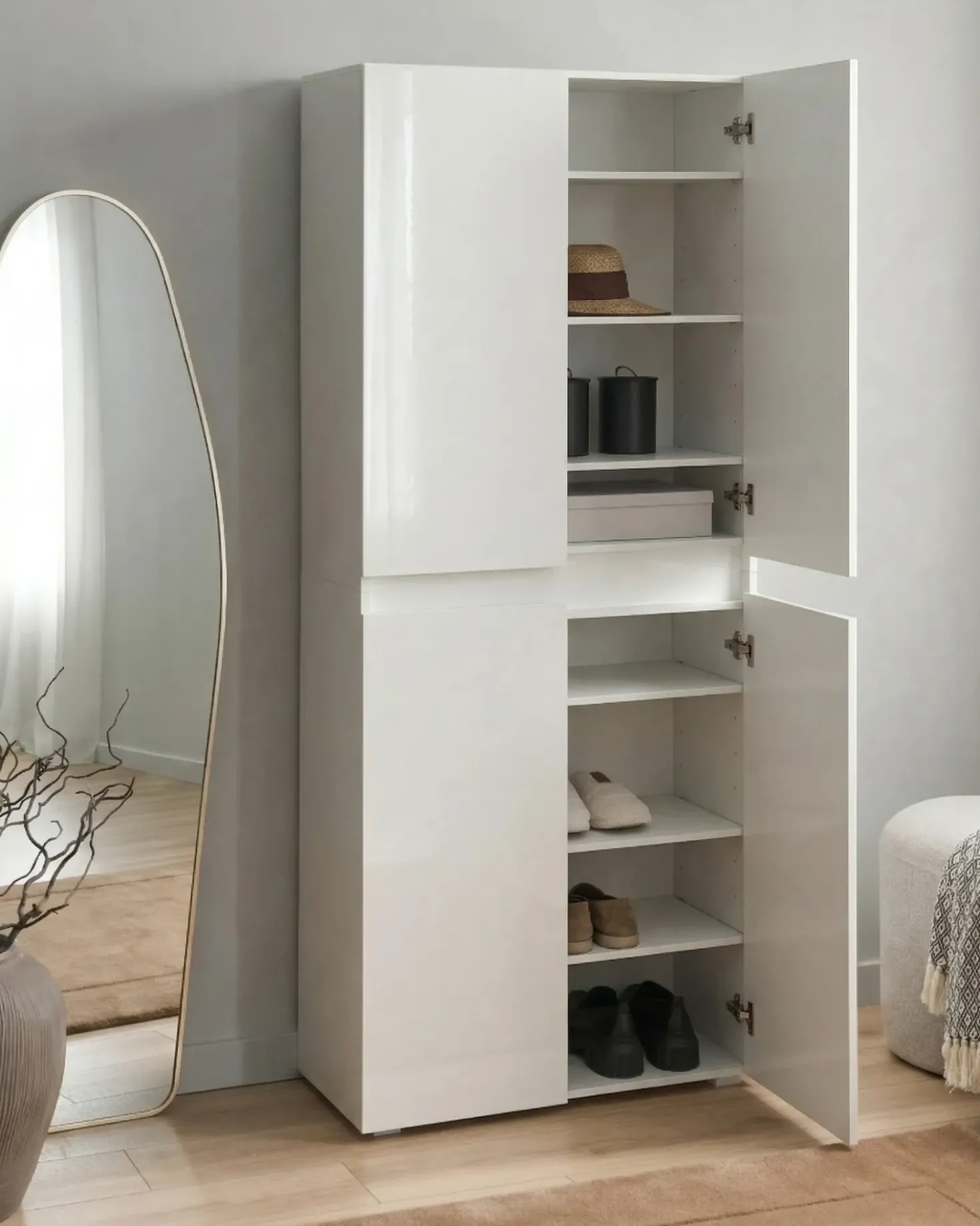 Scarpiera LETHBRIDGE Bianco