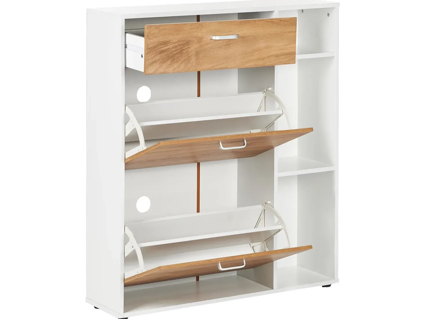 Scarpiera MACKAY Marrone chiaro/Bianco