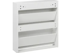 Scarpiera MIDFIELD con contenitore Bianco