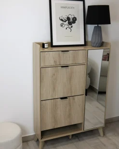 Scarpiera MOONIE Marrone chiaro