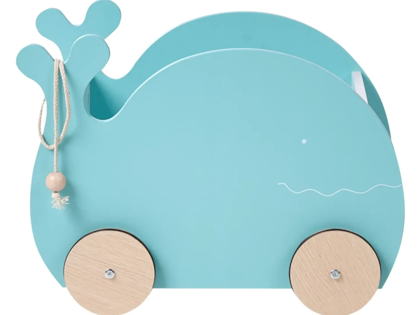Scatola porta giochi con ruote WOOLI 30 cm Blu