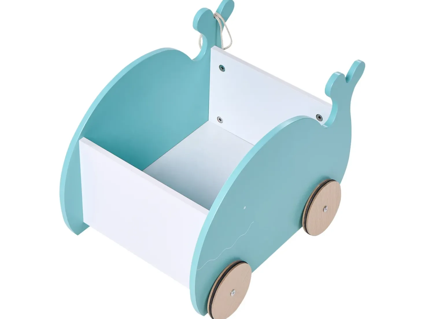 Scatola porta giochi con ruote WOOLI 30 cm Blu