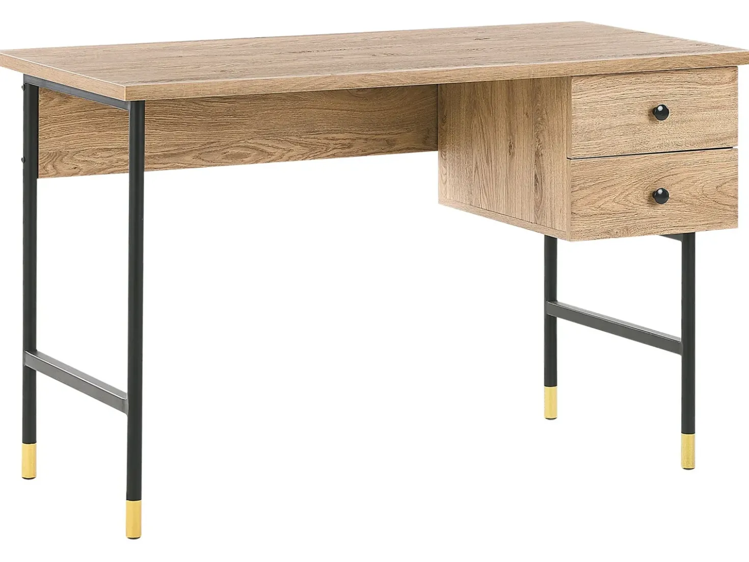 Scrivania ABILEN Marrone chiaro 120 cm 60 cm con Cassetti