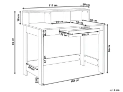 Scrivania ALVAR 111 cm 60 cm