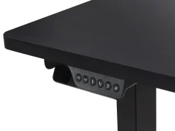 Scrivania angolare regolabile elettricamente DESTINES Nero 160 cm 109 cm Lato destro