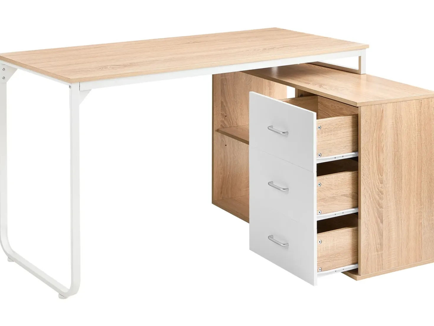 Scrivania angolare SOGNE Marrone chiaro 140 cm 100 cm