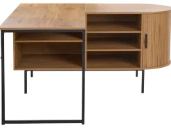 Scrivania angolare SOLARI Marrone chiaro 140 cm 140 cm