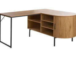Scrivania angolare SOLARI Marrone chiaro 140 cm 140 cm