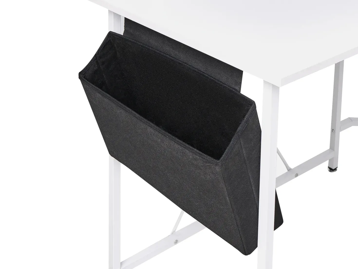 Scrivania angolare TACONY Bianco 180 cm 140 cm con contenitore