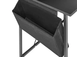 Scrivania angolare TACONY Nero 180 cm 140 cm con contenitore