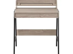 Scrivania BROXTON Marrone chiaro 77 cm 46 cm con Cassetti
